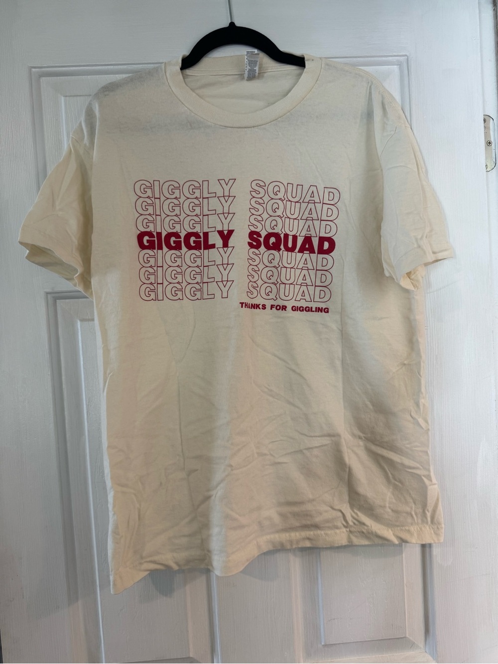 Giggly Squad American Apparel Cream Tee